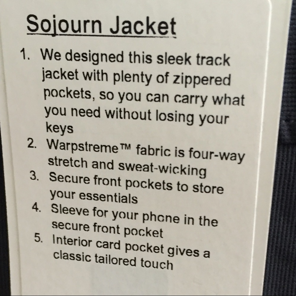 NWT MEN’S MELN LULULEMON SOJOURN JACKET - Medium - Picture 6 of 8